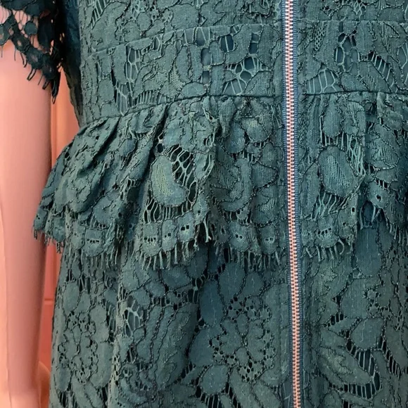 ASOS green lace maternity dress - Picture 8 of 16